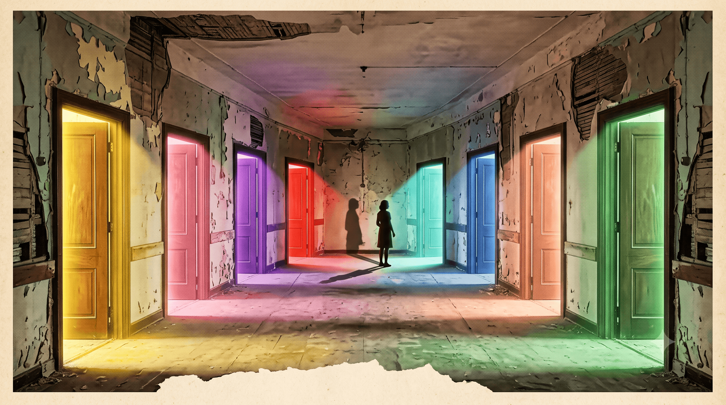 Eighty rooms, eight emotions, one empty hospital